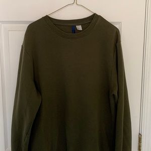 H&M Green Sweater Small